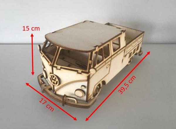 VW T1 DOKA - 3D Lasercut Modell - Bausatz